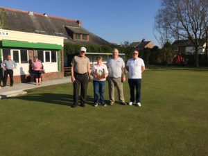 Crossens Bowling Club Cahairman's Day 8th April 2017, winners Chris James Mike Dunlop