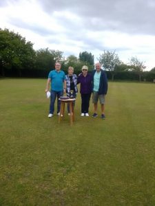 Crossens bowling Club Frank Butler Cup 2017 Runners-up - Davies & Peter Smith