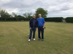 Crossens Bowling Club Hughie Johnson Runner-up John Ashcroft 2017