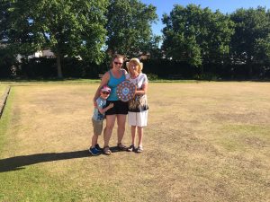 Lady Presidents Day 2018 Winner - Emma Burgess ably assisted by Thomas