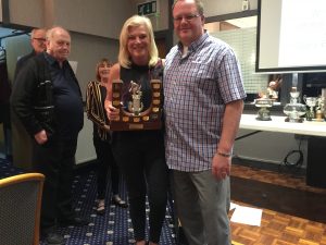 Chairman's Day Trophy 2018 Janice Hobson Gary Burgerss